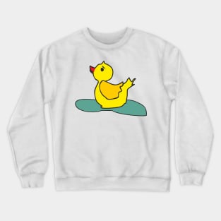 A duck on the lake Crewneck Sweatshirt